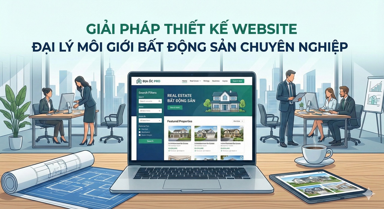 Giải pháp thiết kế website Bất động sản chuyên nghiệp